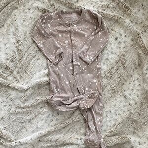 L’oved Baby Paint Splatter Design Onesie PJs